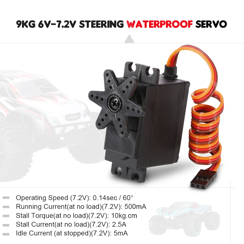 9 кг сервомеханизм рулевого управления 6 V 7 2 0.16sec/60 металлический Шестерни