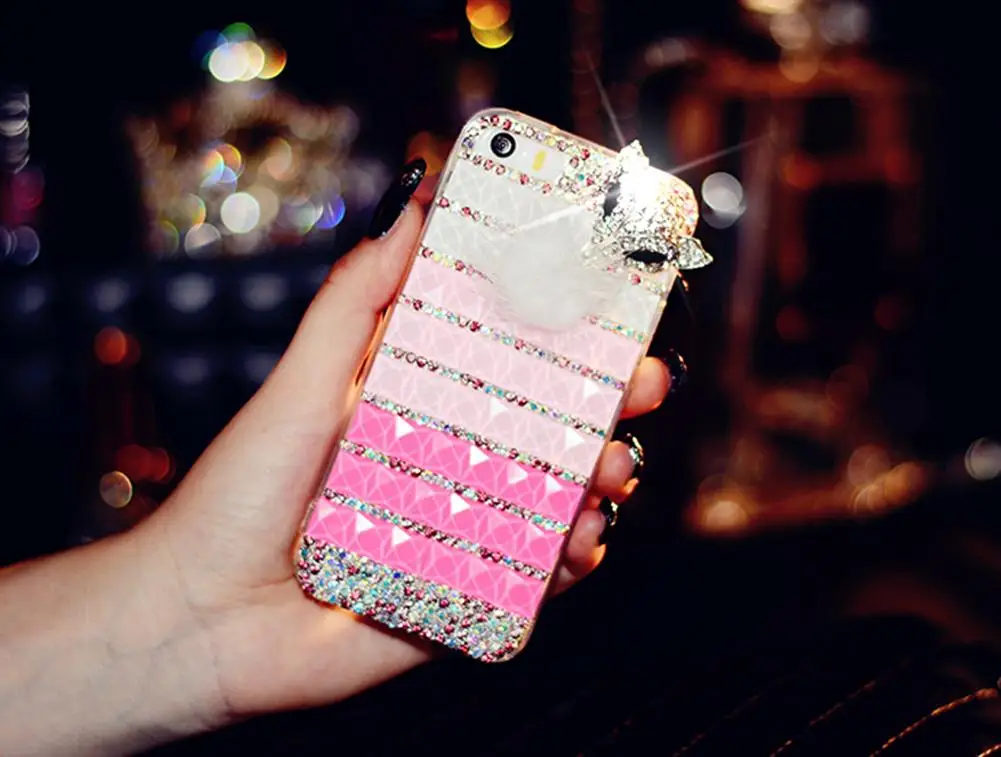 Bling Rhinestone Metal Bumper Frame Case + Button Sticker for Samsung Galaxy S6 |