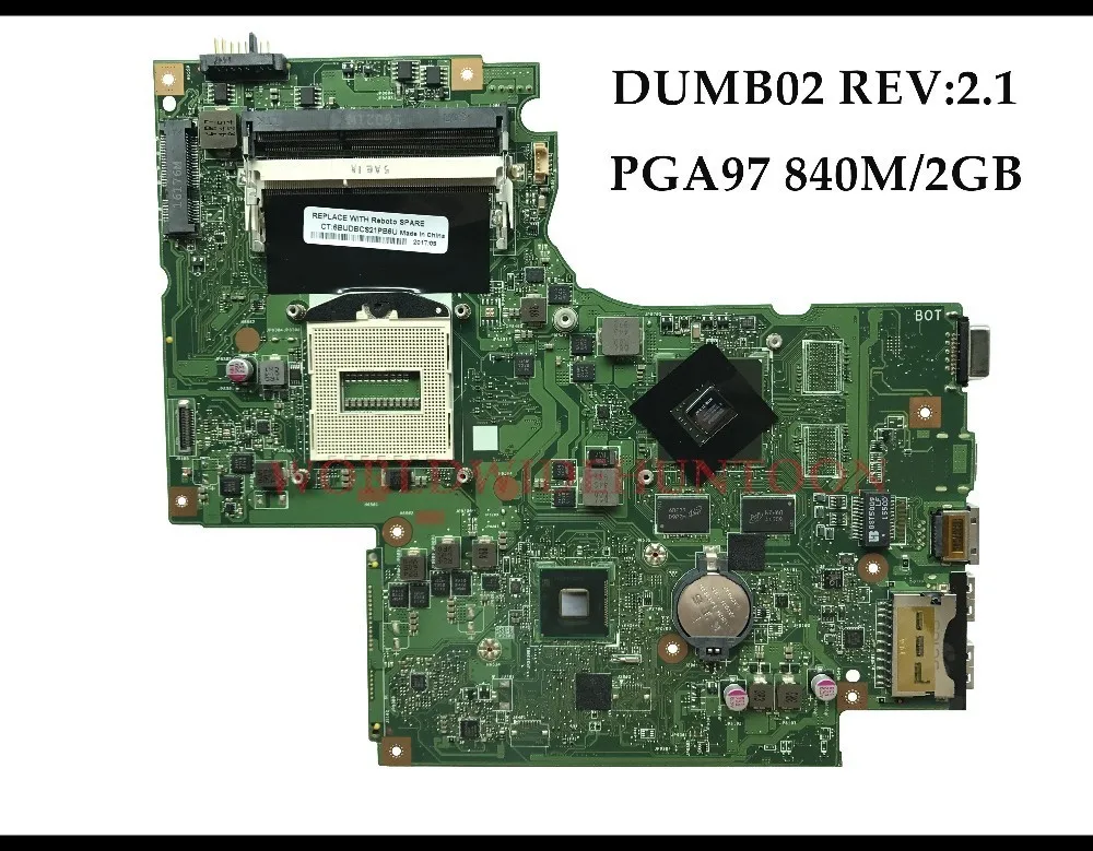 Высококачественная материнская плата для ноутбука Lenovo Z710 пельмбо2 REV2.1 PGA947 SR17E HM86