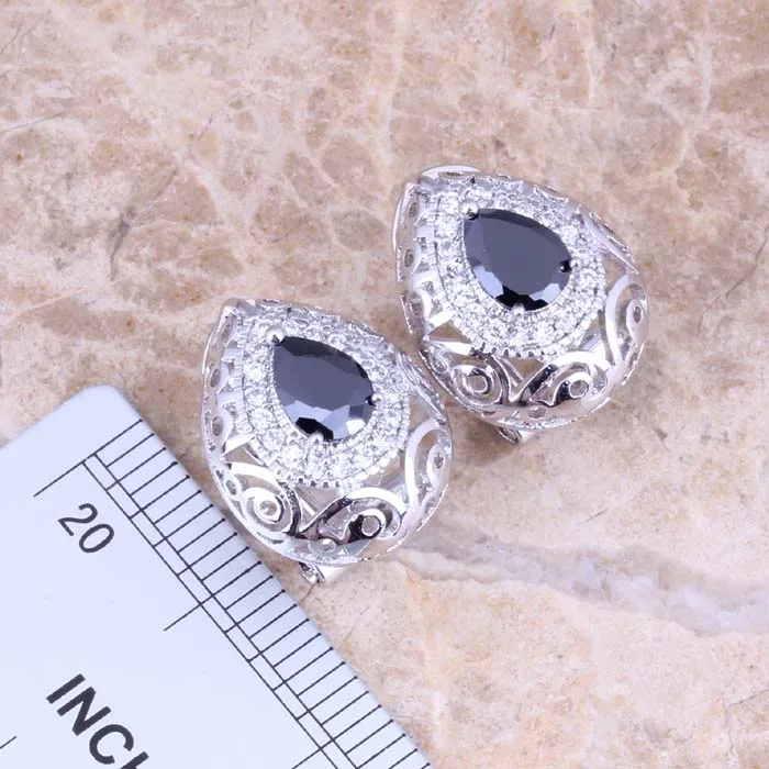Комплект из колье и серёг с фианитом|jewelry sets|earring pendantset jewelry |