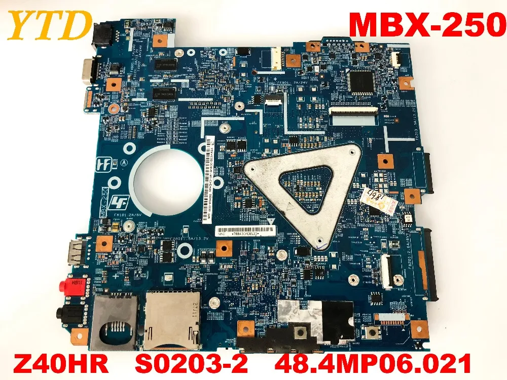 original for sony mbx 250 motherboard z40hr s0203 2 48 4mp06 021 tested good free shipping connectors free global shipping