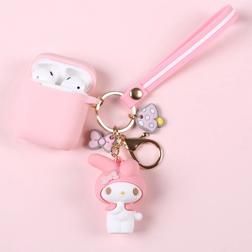 Милый мультяшный силиконовый чехол для Apple Airpods, чехол, аксессуары, Bluetooth наушники, защитный чехол, декоративная коробка