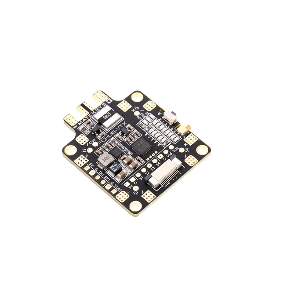 Matek System F4 F405 мини Контроллер полета встроенное OSD 32 K Gyro M Flash 20x20mm для