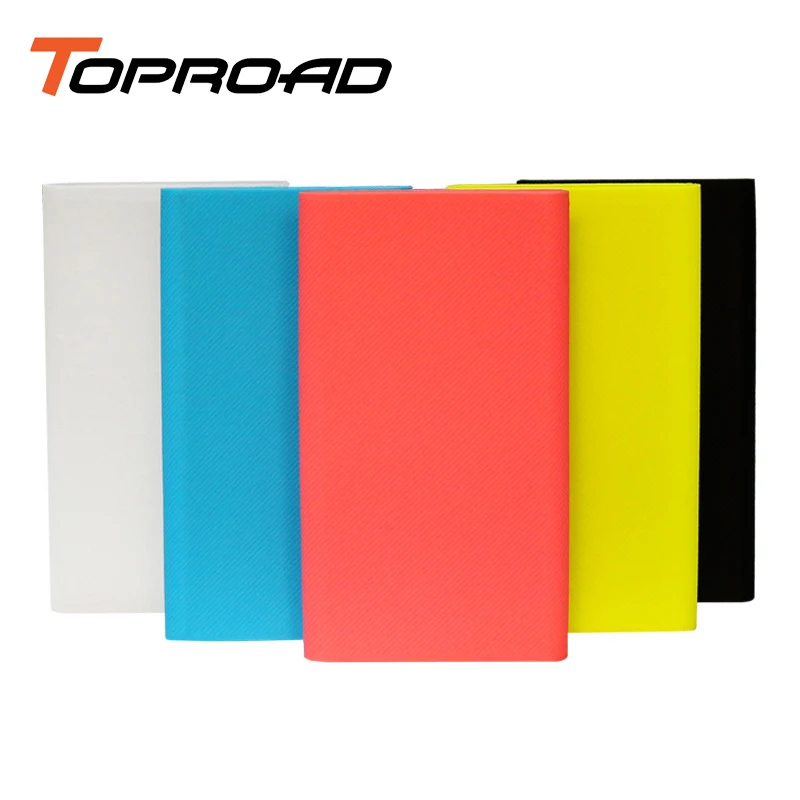 Mi Power Bank силиконовый чехол для 10000 мАч Xiaomi 2 поколение резиновый защитный Чехлы в