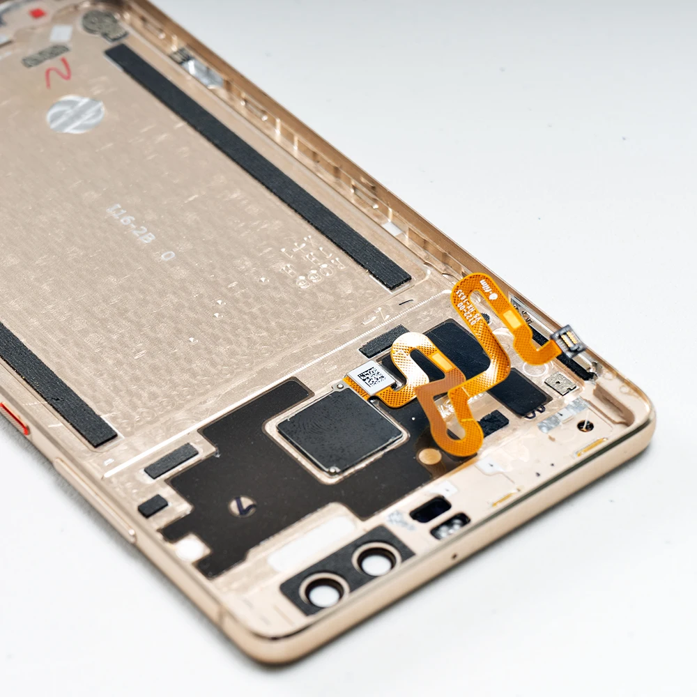 Задняя крышка с отпечатком пальца для HUAWEI P9 задняя аккумулятора + Боковая кнопка