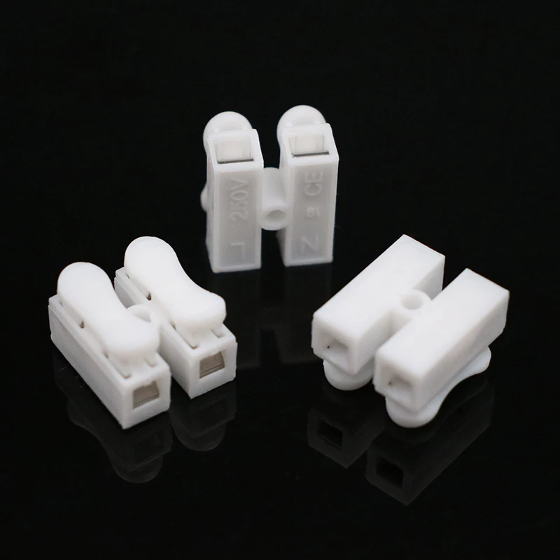 10 шт. пружинные соединители для светодиодных лент|Терминалы| |