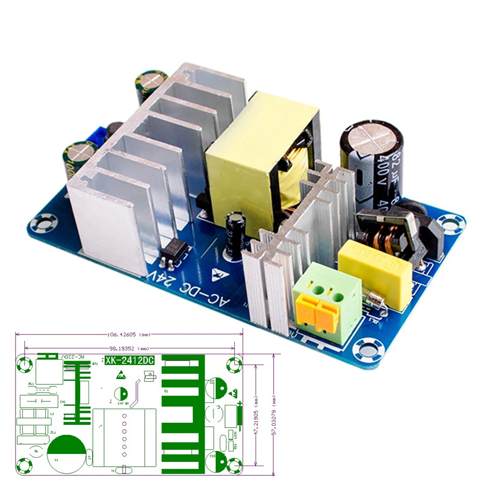 Для модуля питания AC 110 v 220 к DC 24 V 6A Switching Импульсный блок продвижение|Импульсный