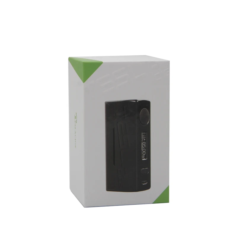 Оригинальный боксмод TESLACIGS Tesla WYE 85 Вт TC испаритель 510 Thread вейп электронная