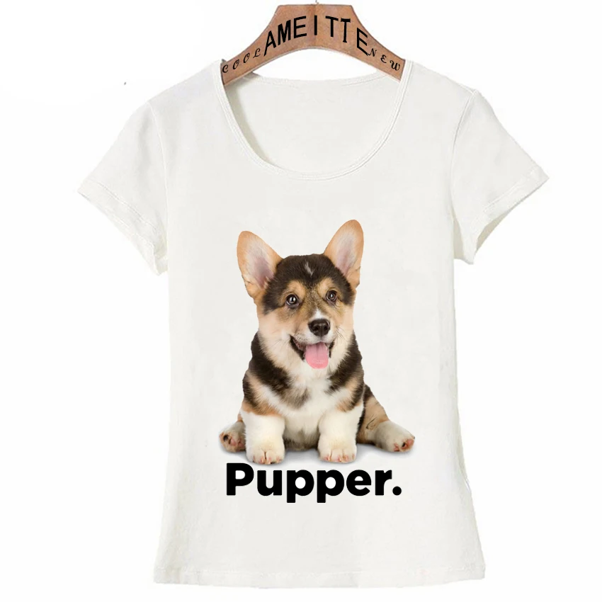 Футболка Launch The Pembroke Welsh Corgi с принтом летняя модная женская футболка забавный