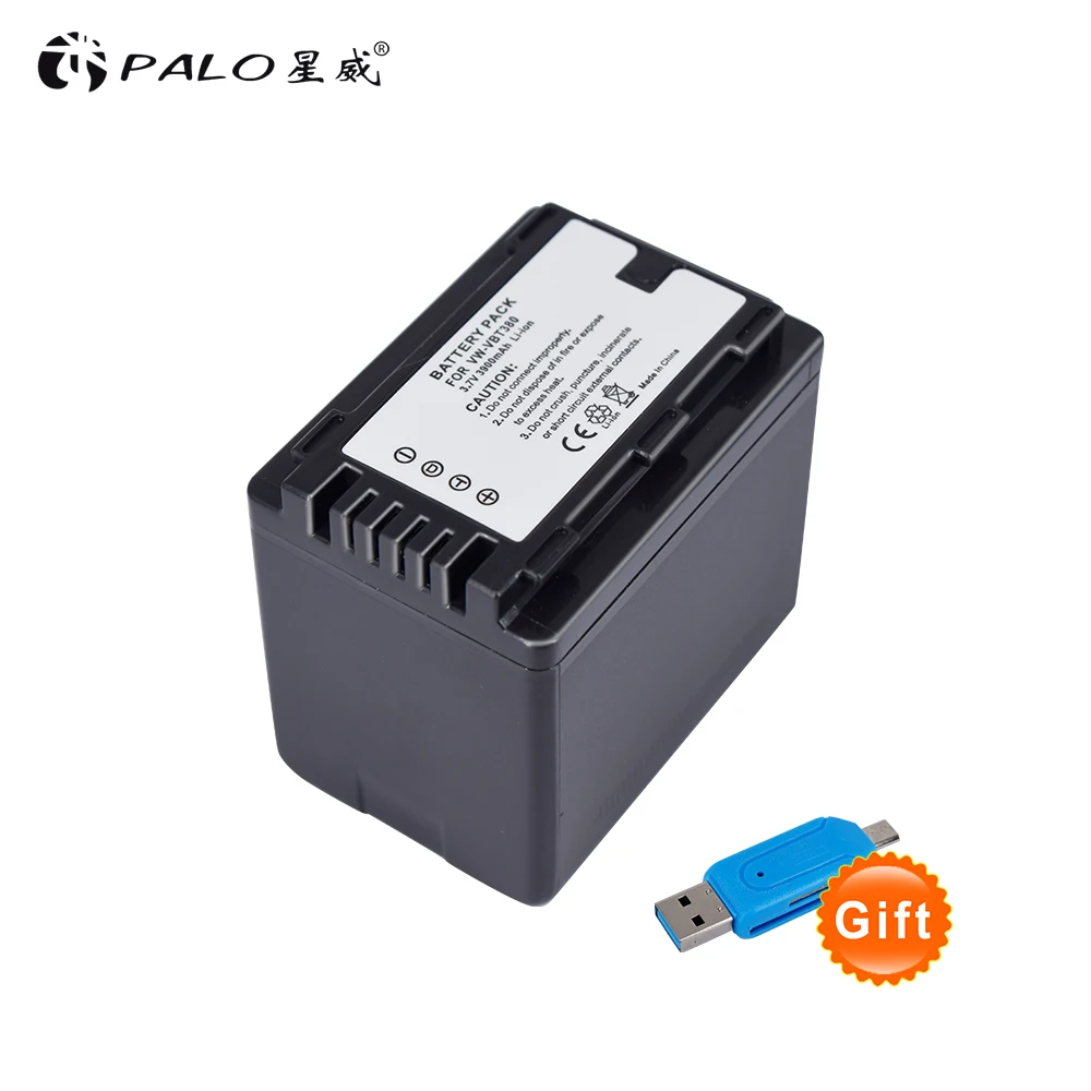 

PALO camera rechargeable battery VW-VBT380 VBT380 3.7V 3900mah LI-ION for Panasonic HC-V720GK HC-V520GK VX980GK VX980MGK