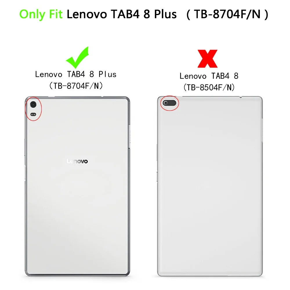 For Lenovo Tab4 8 Plus TB-8704F TB-8704N Business Painted Print PU Leather Flip Smart Sleep Cover Case Tab 4 8.0 | Компьютеры и офис