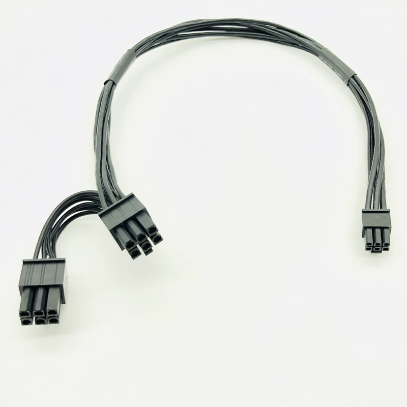 Кабель PCI-E с 6 контактами на 2 контакта, для Mac pro G5-Dual GPU PCIe 6 контактов, кабель питания для FX4500 8800GT HD4870 9800GT GTX285 GTX470