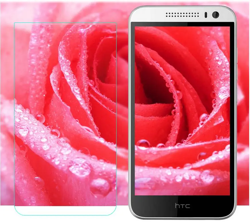 2.5D high quality screen protector Flim Tempered Glass for HTC Desire 828 616 626 526 825 830 One M7 M8 M9 M10 E8 E9 0.26mm |