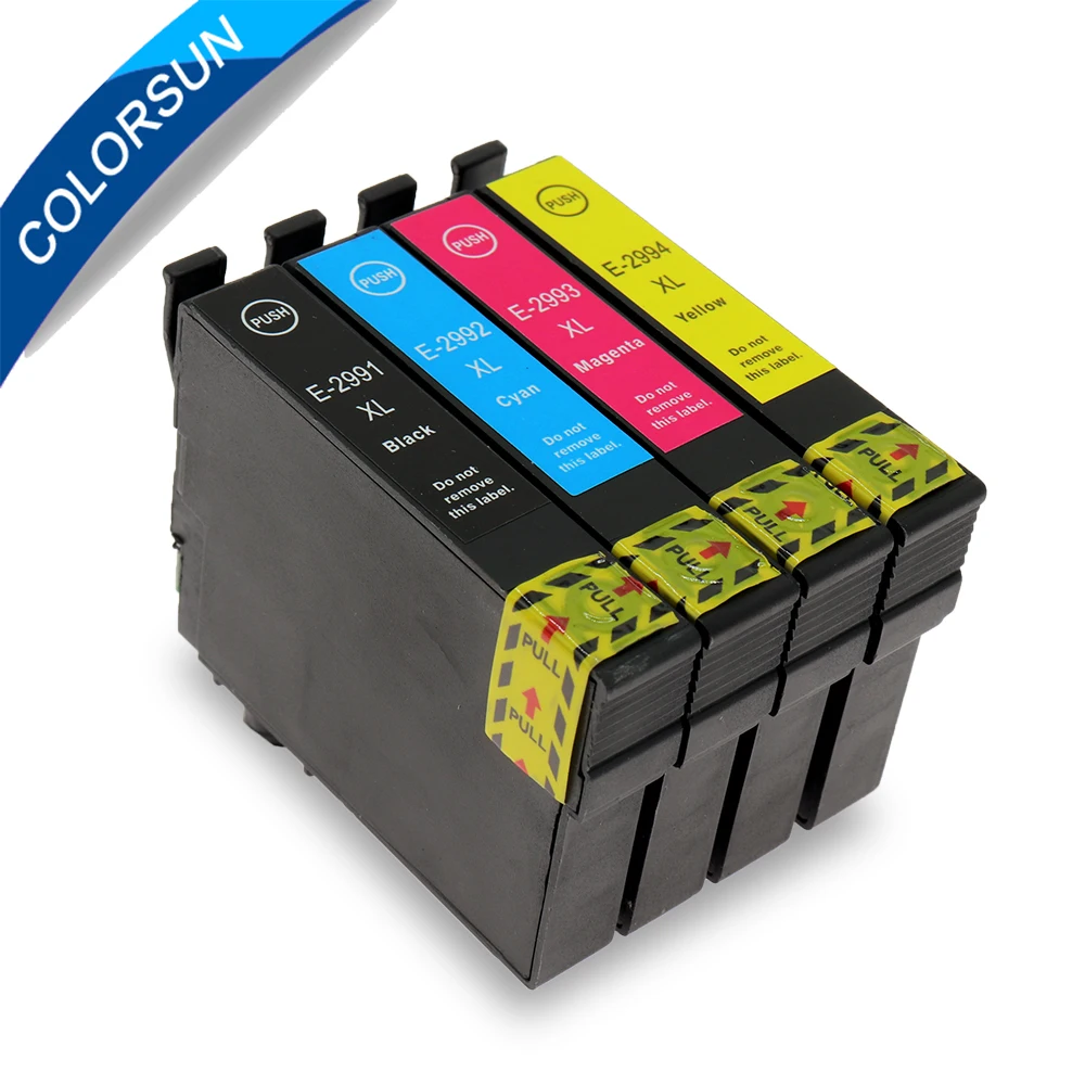 Colorsun T2991 чернильный картридж T29XL для Epson T29 XP-255 XP257 XP-352 XP-355 XP-452 XP-455 XP 255 257 352 принтера