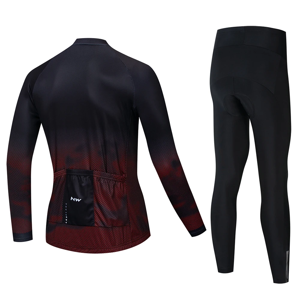 NW Pro team гоночный велосипед одежда быстросохнущая Майо Ropa Ciclismo с длинным рукавом