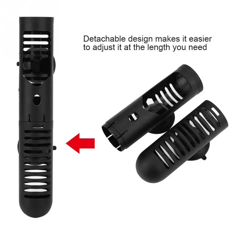 Aquarium Anti-explosion Heating Rod Shield Fish Tank Heater Protective Case Protector Adjustable Length Sections | Дом и сад