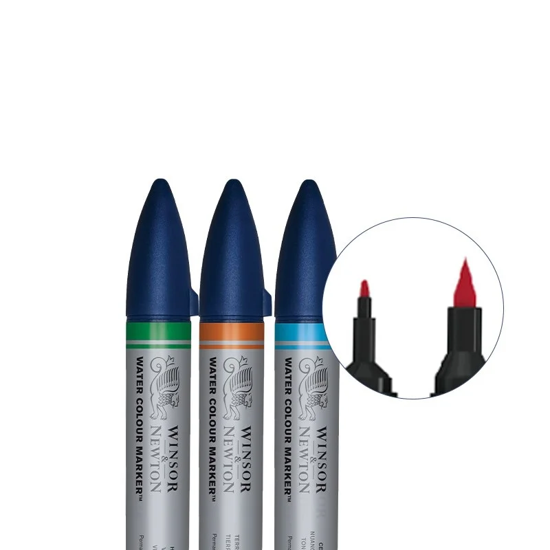 WINSOR & NEWTON 6/12 видов цветов двойной советы художественный маркер для белой доски