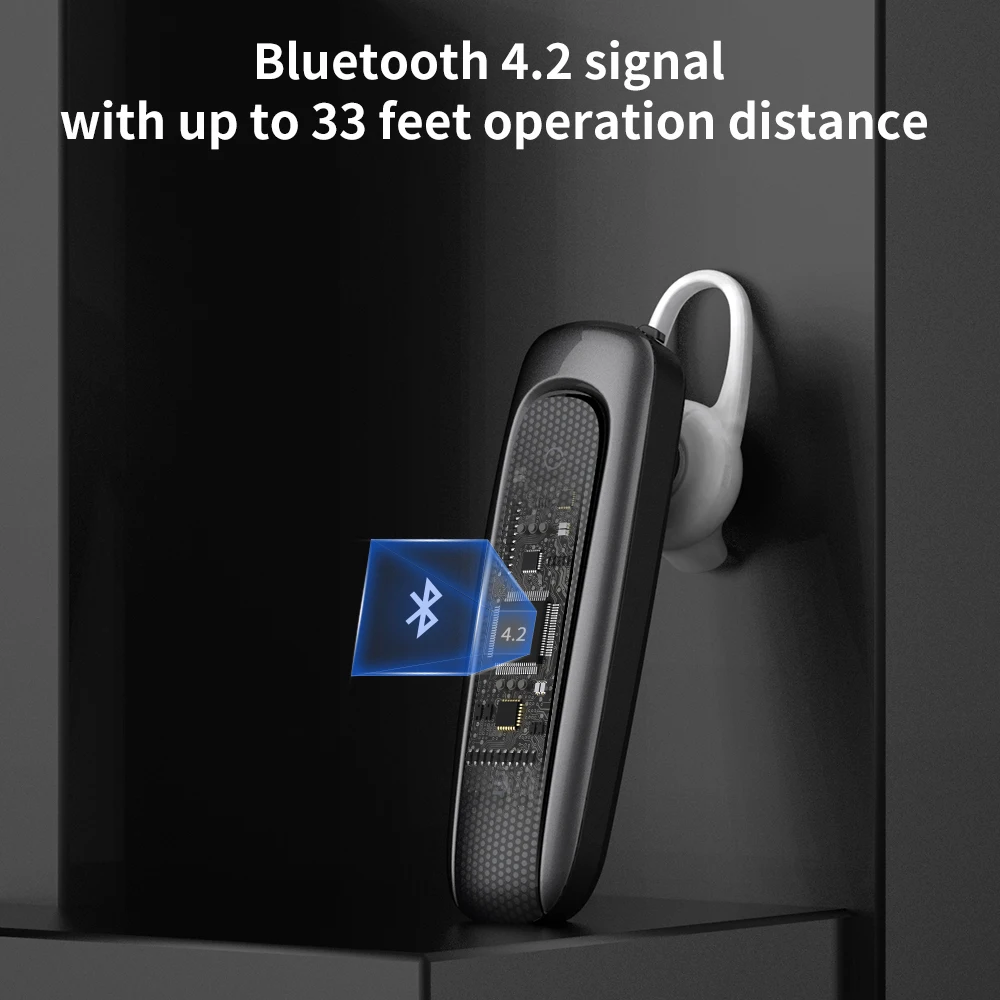 DACOM M21 сотовый телефон Беспроводная гарнитура Bluetooth наушники V4.2 Bloototh наушники с микрофоном Hands Free для смартфонов