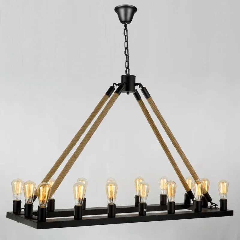 저렴한 (Eiceo) 새로운 미국 산업 마 레트로 샹들리에 철 조명 바 성격 Led 펜 던 트 램프 매달려 램프 16 머리 구매 (Eiceo) 새로운 미국 산업 마 레트로 샹들리에 철 조명 바 성격 Led 펜 던 트 램프 매달려 램프 16 머리