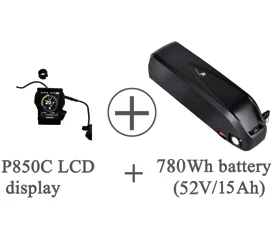 P850C 52V 15Ah ЕС NZ CA нет налога! 48V 750W Bafang BBS02B середине приводной двигатель комплект для переоборудования электрического велосипеда с 13Ah/15Ah Электрический велосипед Батарея - Цвет: P850C 52V 15Ah