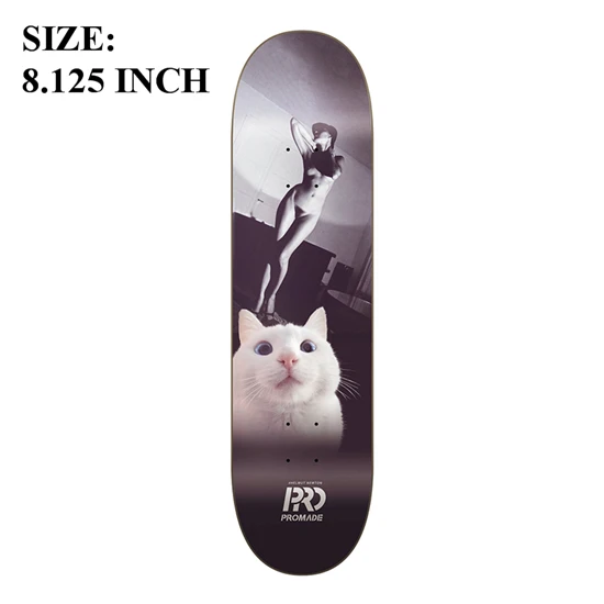8.125 inch Новое поступление колодок для скейтбординга Размер 7. 87"-8,25" Promate by 7 слоев Канадского Клена форма скейт патины улица - Цвет: 8.125 inch