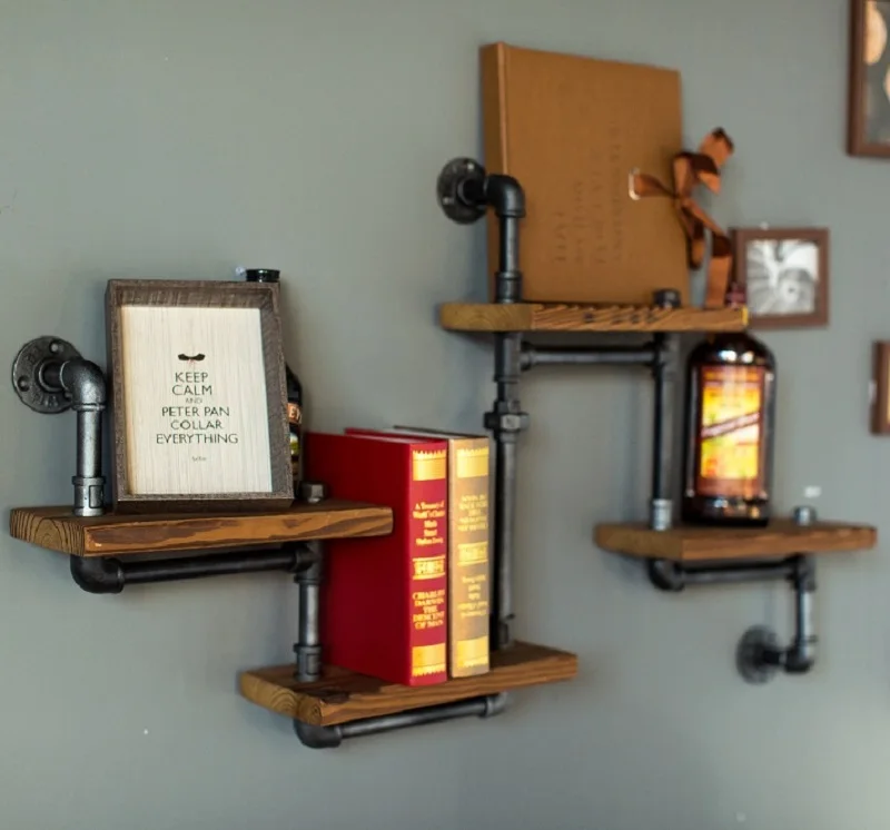 Полка из железного дерева Американская страна чтобы сделать старую Ретро полка