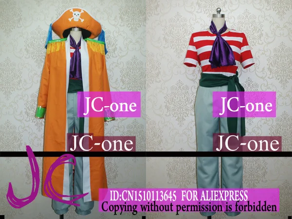 ONE PIECE BUGGY COSPLAY COSTUME ANIME | Тематическая одежда и униформа