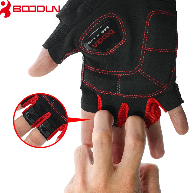 Boodun Mtb Half Finger Cycling Gloves Bicycle Silicone Shock Absorption Men Women Equipment Bisiklet Eldiveni | Спорт и развлечения