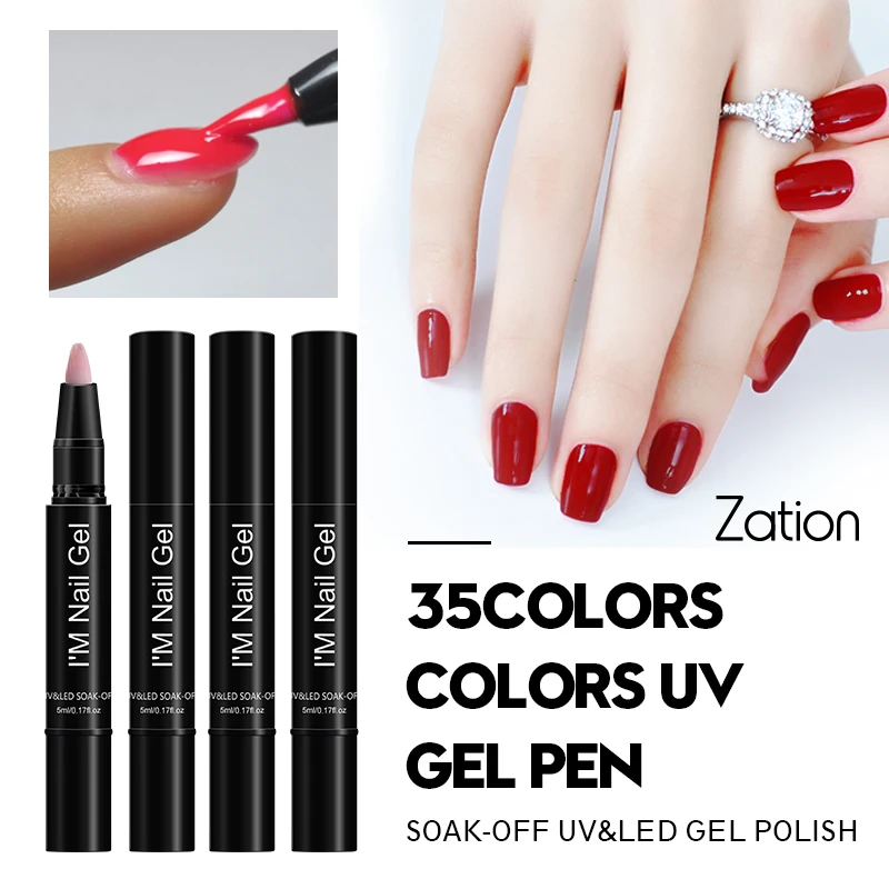 Гель zation лак для ногтей ручка UV LED Vernis полуперманентный гель цвет нужен основа и