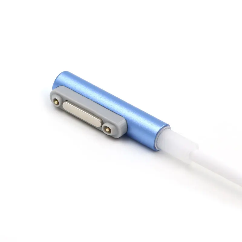 Blue Высокое качество USB Магнитный зарядный кабель USB адаптер магнитное зарядное устройство для sony Xperia Z3 L55t Z2 Z1 Compact XL39h - Цвет: Blue