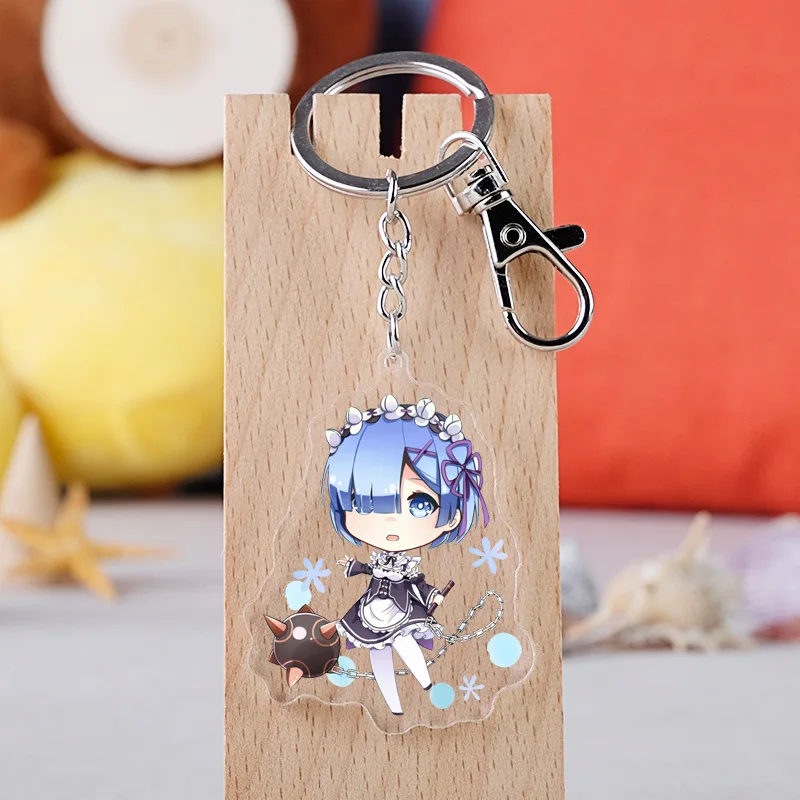 Аниме Re Zero: жизнь в другом мире от Zero мультяшная фигура брелок для ключей