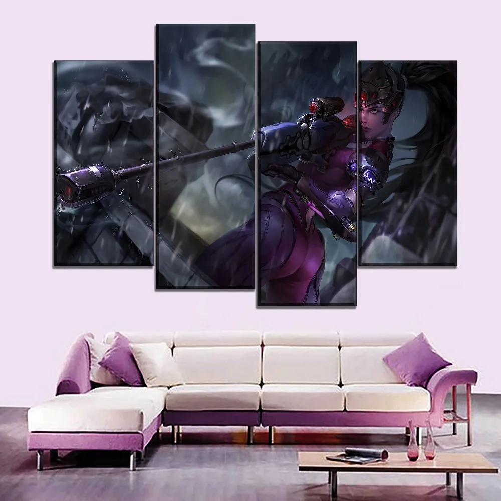 Overwatch снайперский Widowmaker игровой плакат современный уникальный подарок на стену