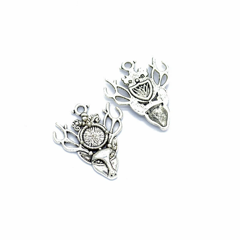

25pcs Deer Charms DIY Jewelry Making Pendant Fit Bracelets Necklaces Earrings Handmade Crafts