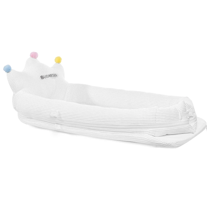 white comb Sunveno Baby Co спальная кроватка портативная детская кроватка Складная Мобильная кровать для путешествий кроватка для мам и детей уход за ребенком - Цвет: white comb