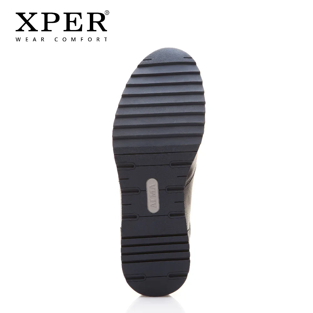 XPER/Новинка модная мужская кожаная повседневная обувь сезон весна-осень