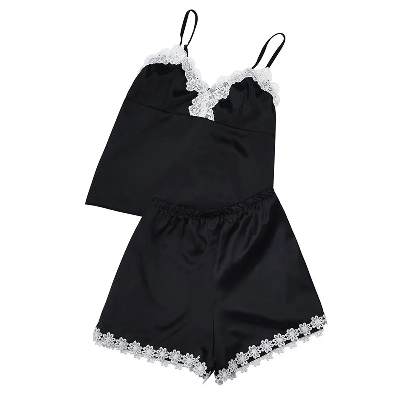 Женская кружевная пикантная страсть сексуальное белье 2PC Set mujer shein одежда для сна