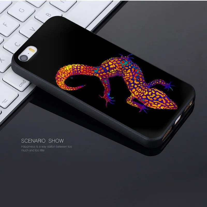 Чехол Yinuoda для iphone 7 6 X чехол с рисунком животного Игуана хамелеон ящерица