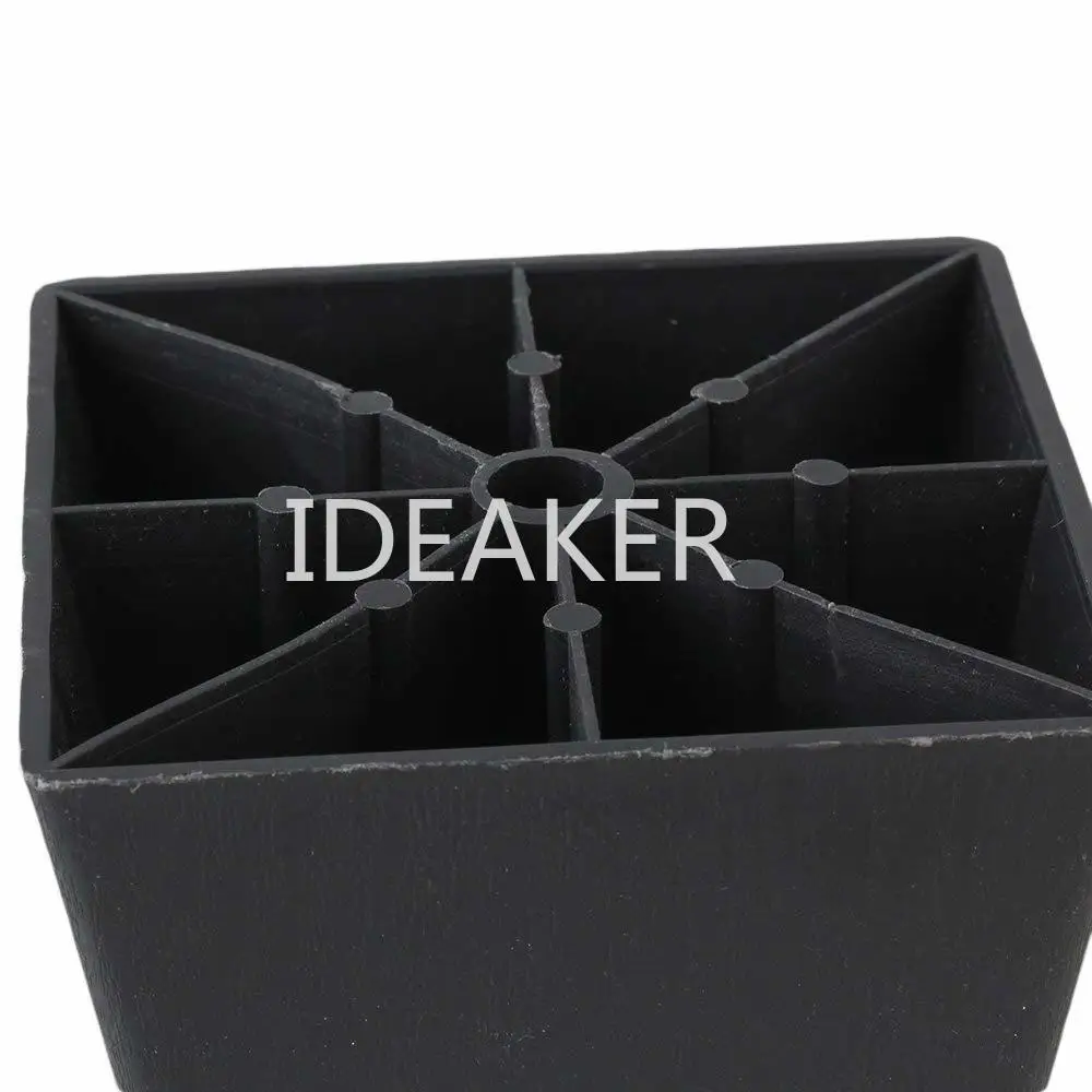 97x98x65mm Plastic &amp Metal Furniture Leg Table Cabinet Bed Black | Строительство и ремонт