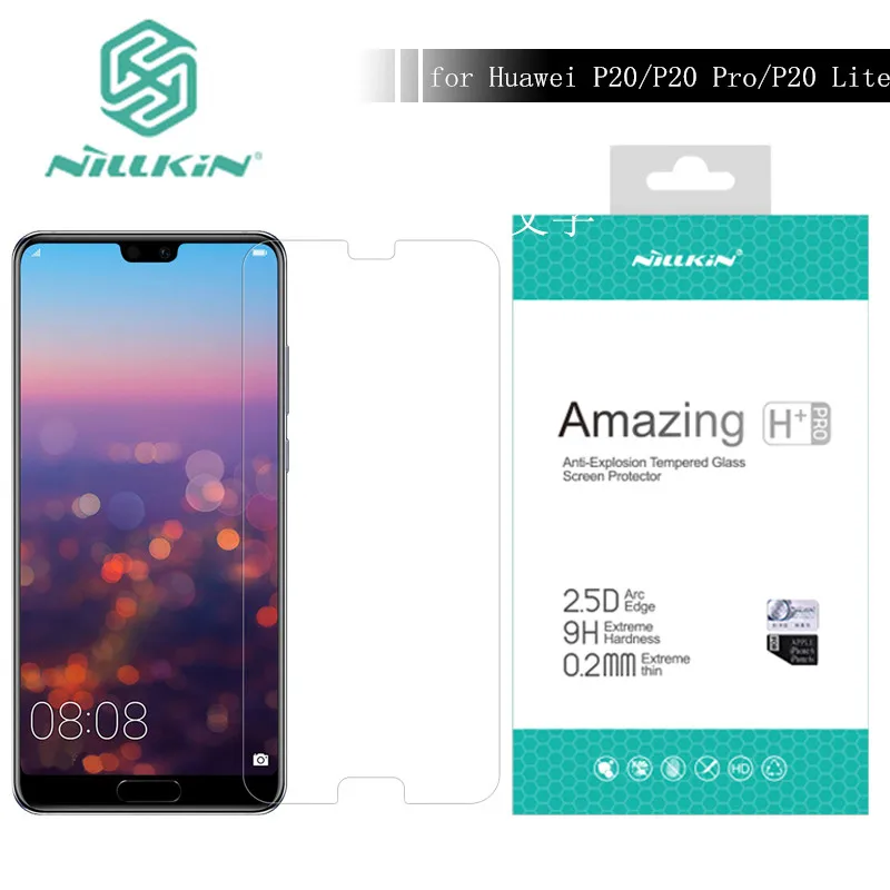 Nillkin Amazing H& H+ Pro 0,2 мм Защитная пленка для экрана для huawei P20 Pro закаленное стекло для huawei P20 Lite Защитная пленка для P20