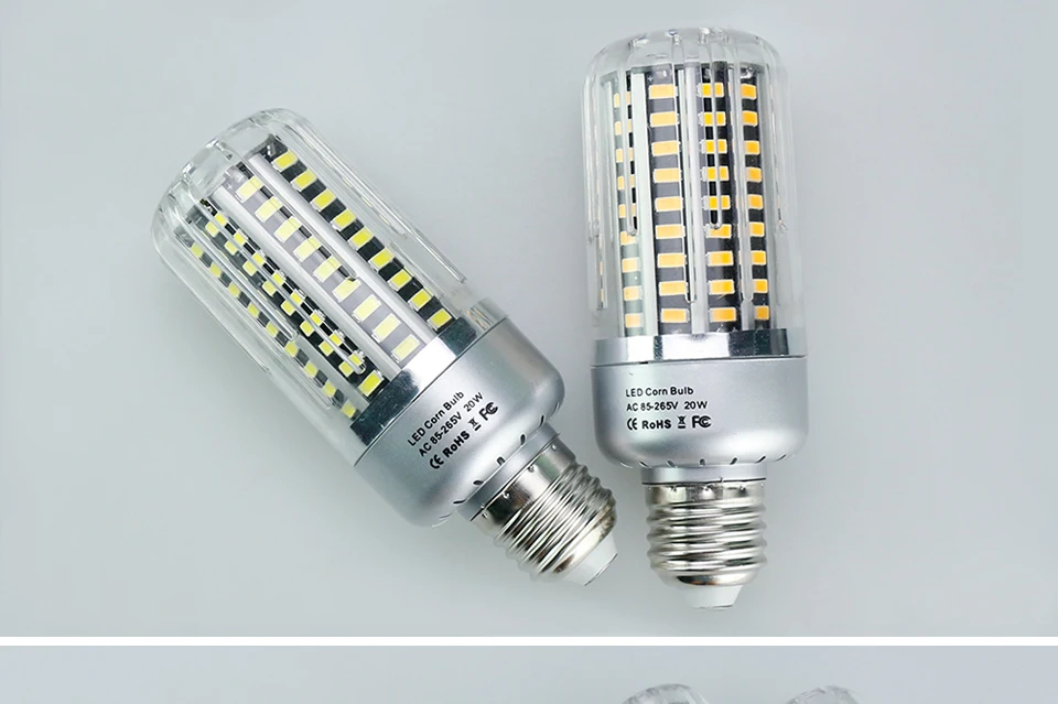 Foxanon 4 шт. светодиодный светильник E27 E14 220V 110V Ampoule Lumieres для внутреннего и наружного освещения кукурузная лампа люстра 5W 10W 15W 20W 25W SMD5736