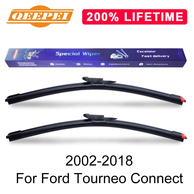 Сменные щетки стеклоочистителя QEEPEI сменные для Ford Tourneo Connect 2002 2018 резиновые