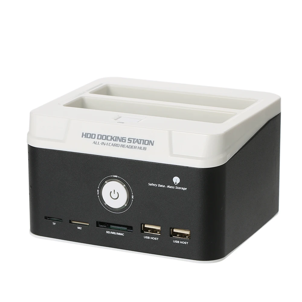 2," /3,5" USB 2,0 на SATA IDE Внешний жесткий диск Док-станция кардридер USB 2,0 концентратор с OTB One Touch резервного копирования