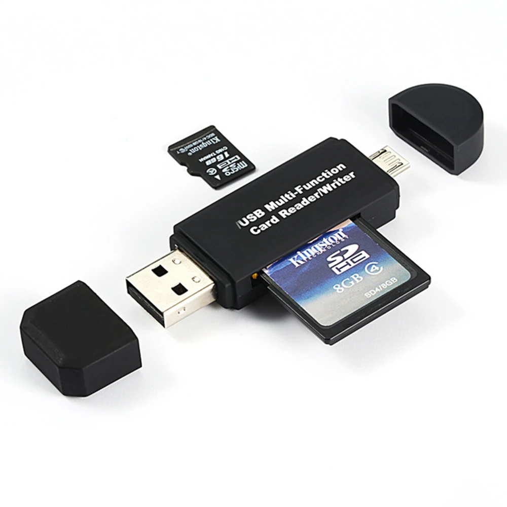 YC320 Mini 3 в 1 OTG считыватель смарт карт USB Type C SD карта Micro TF кардридер для ноутбука