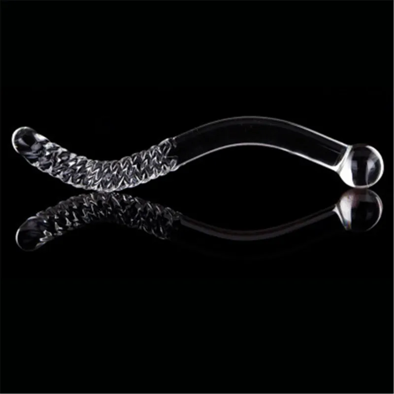 Clomedsx Кристалл dildo Анальная пробка массаж простаты мастурбатор секс-игрушки для