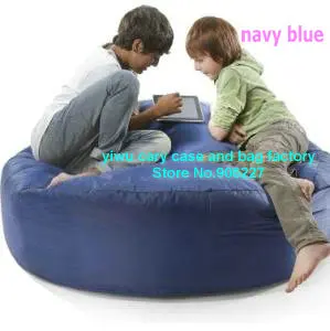 Круглая сумка для обивки фасоли островная Подушка Кресло мешок расслабляющие