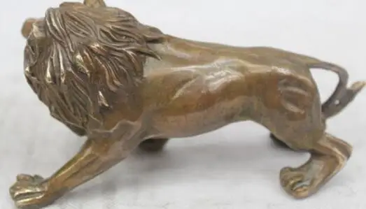 3 &quotКитайский народный чистый Бронзовый отличный счастливый реалистичный Foo Dogs