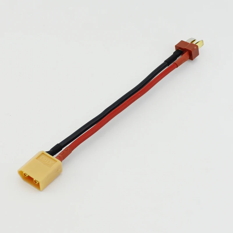 XT60 штекер T 14AWG чисто медный многожильный провод Длина 100 мм для аэрофотосъемки