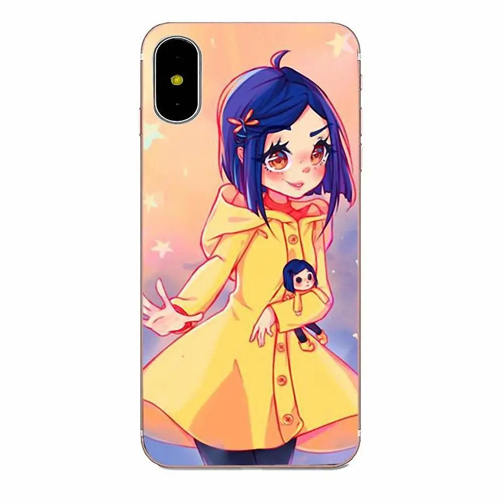 Мягкий силиконовый прозрачный чехол для телефона из ТПУ Coraline Xiaomi Redmi Mi Note 7 8 9 SE Pro