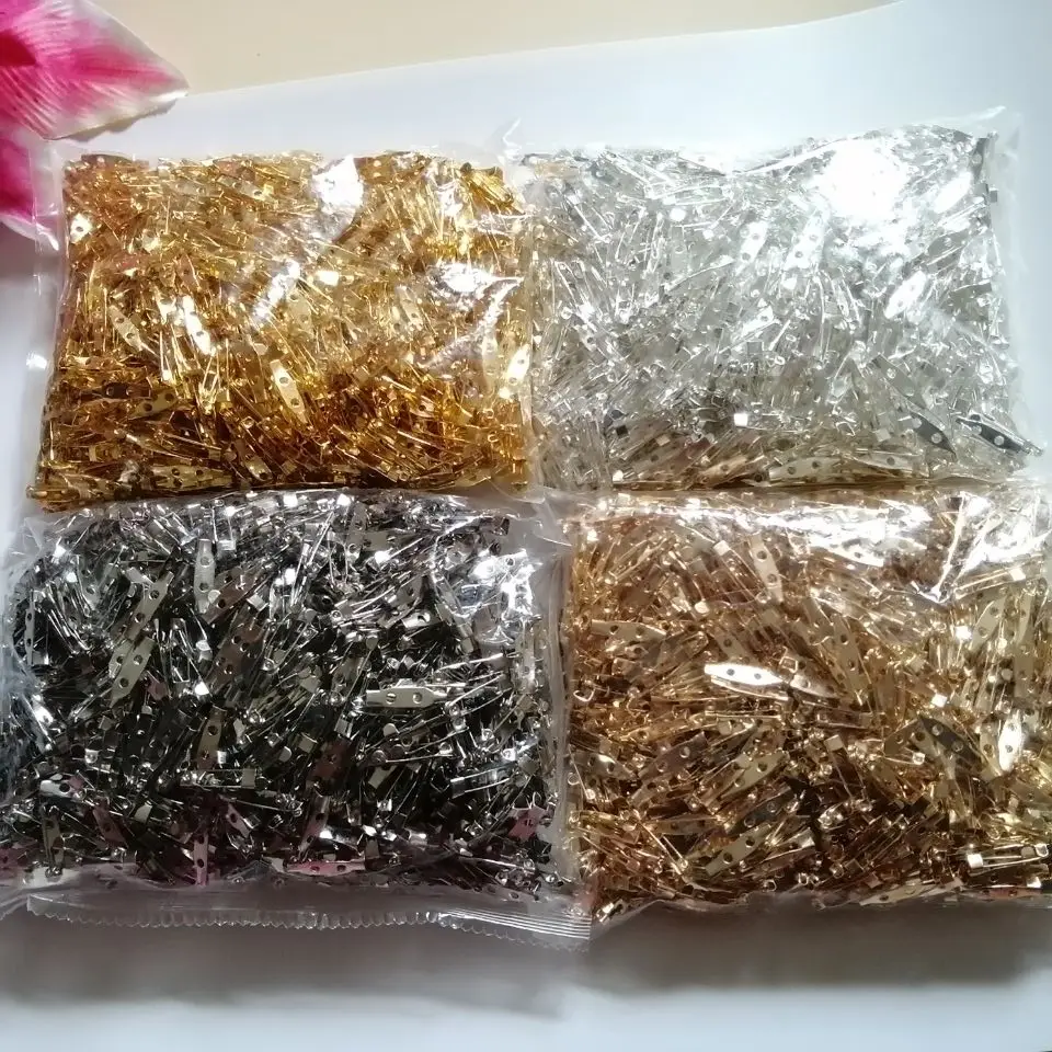 30 шт. фурнитура для изготовления ювелирных изделий никелевая/Серебристая брошь