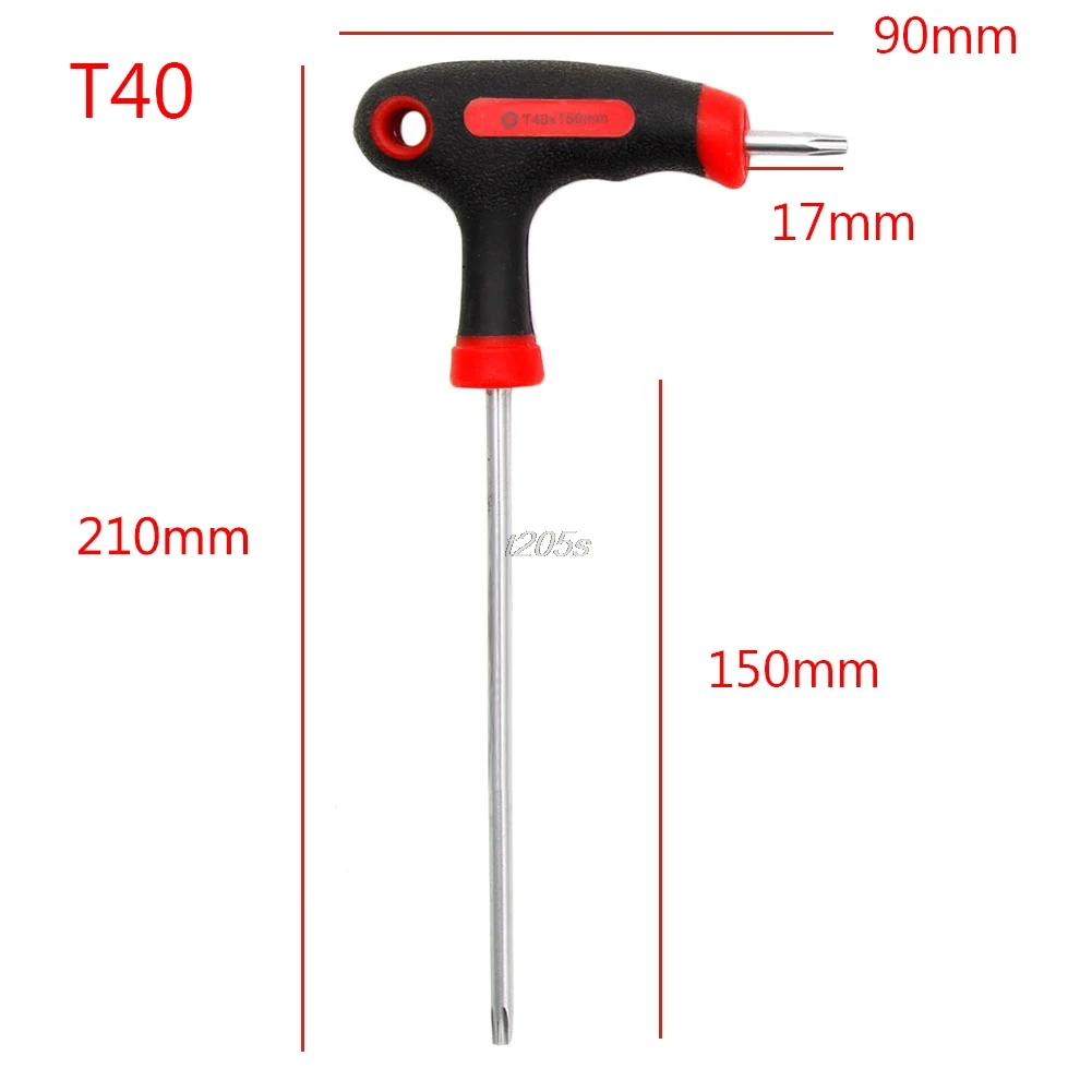 Т образная рукоятка Torx и шестигранный ключ Отвертка Инструмент для отвертки